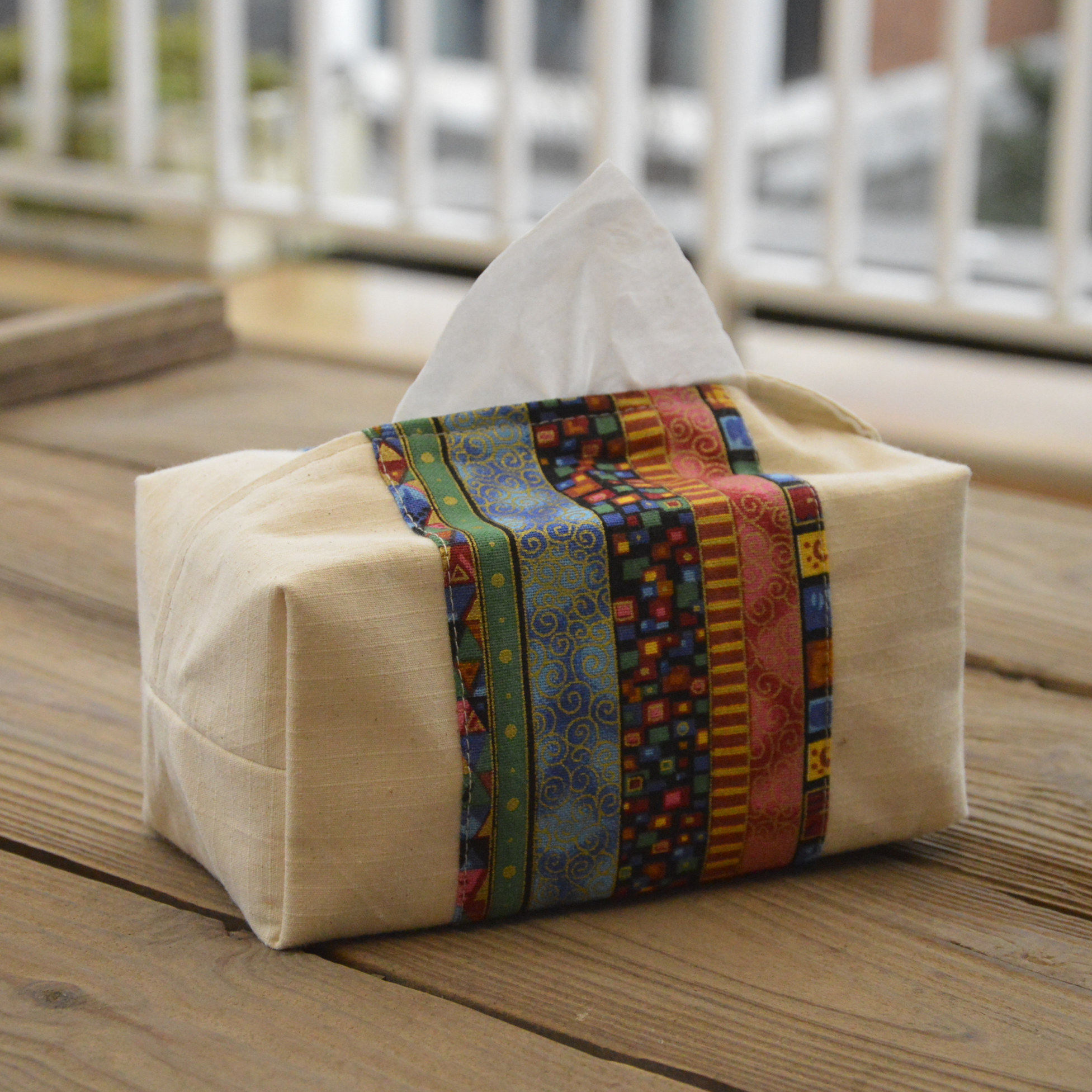 布艺纸巾盒 纯手工缝制亚麻中式茶道古典复古客厅车用车载抽纸盒