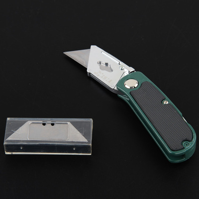 重型折叠美工刀大号裁纸刀开箱刀进口割刀工具壁纸刀梯型刀片包邮