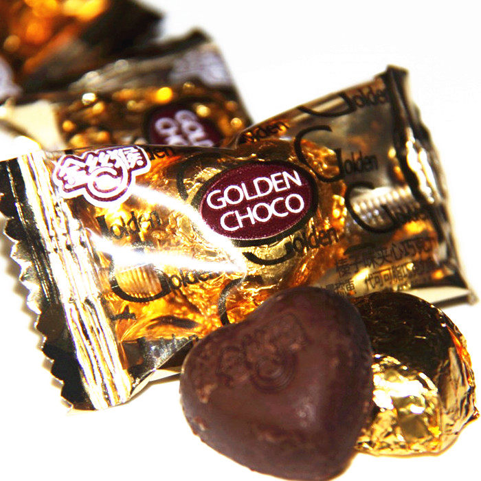 三斤包邮 金丝猴榛子味夹心巧克力250g婚庆喜糖果情人节礼物 散装