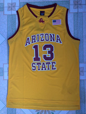 ncaa 亚利桑那州立大学 13号哈登球衣白色红色黄色男篮球服sw刺绣