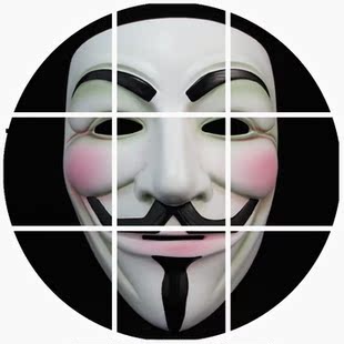 搬家清仓电影v字仇杀队面具高档精致树脂收藏版