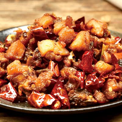 冷吃兔新鲜香辣冷吃兔肉干兔丁 四川自贡特产麻辣味美食零食小吃