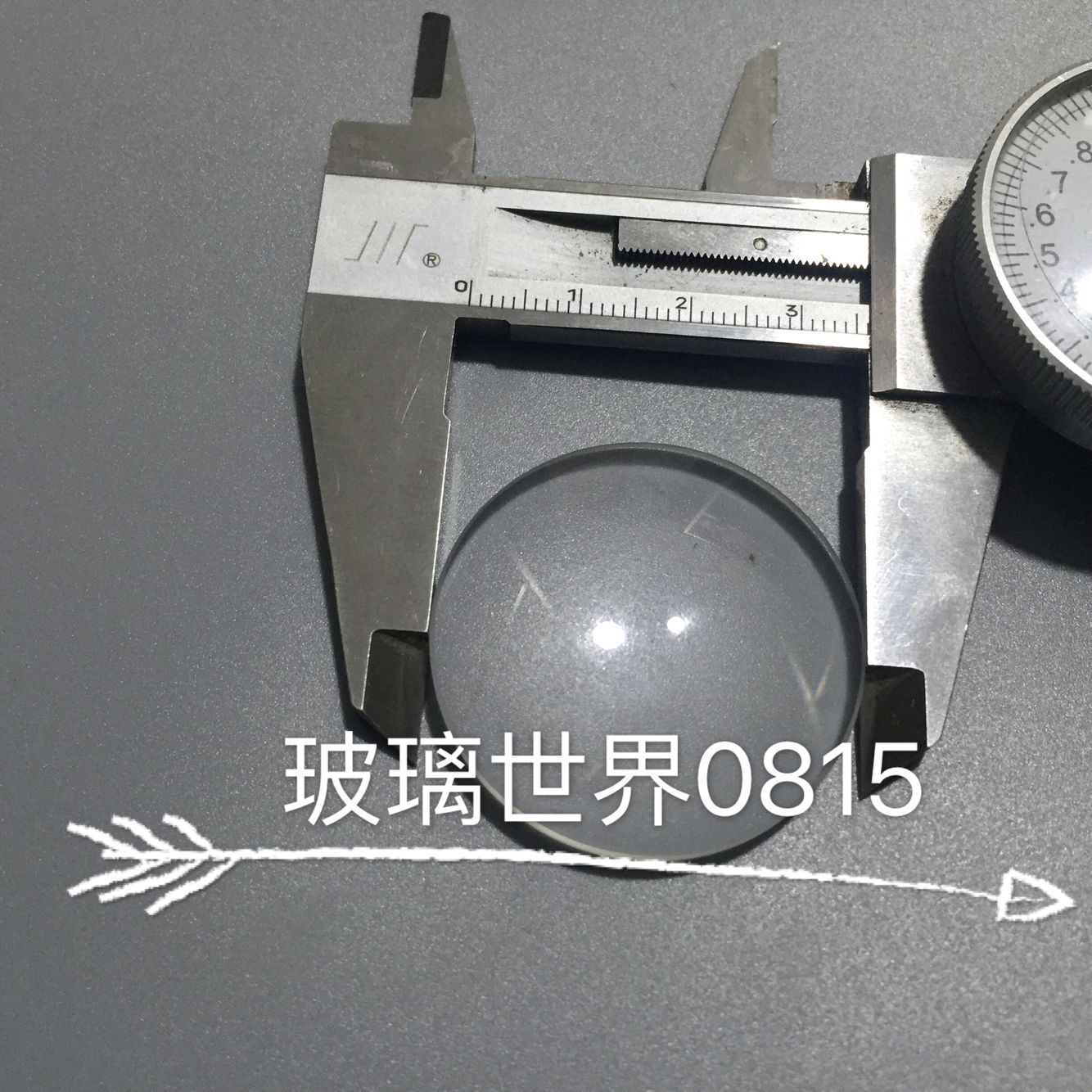 光学k9 直径36mm焦距55mm 双凸透镜 珠宝鉴定镜 棱镜透镜加工定制