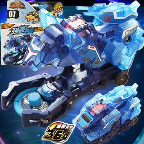 正版奥迪双钻机甲神兽爆裂飞车强袭变形飞车玩具683121绝地雄狮