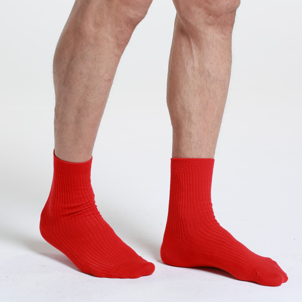 顺丰包邮 新年礼物男士本命年红袜子大红色平角内裤 鸡年纯棉礼盒