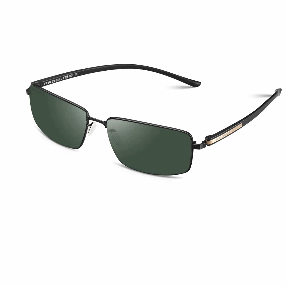 保圣太阳镜男冯绍峰同款驾驶墨镜长条偏光眼镜绅士可配近视ps1501