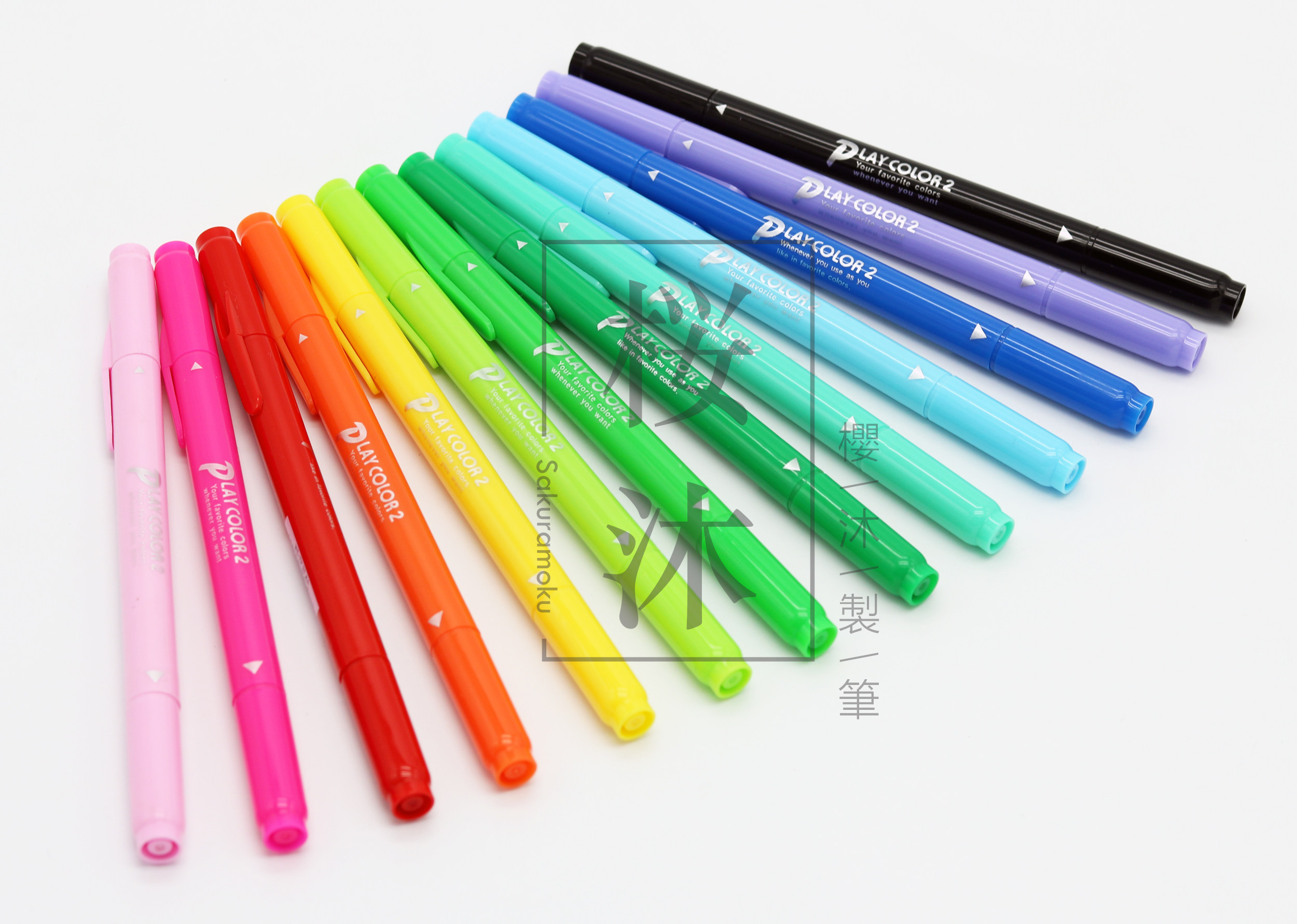 【垫底辣妹】 同款|日本tombow蜻蜓|play color2|ws-tp双头记号笔