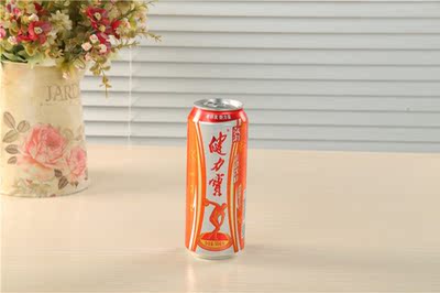 健力宝 经典 汉方 特饮 橙蜜型 500ml*4罐 特加天然蜂蜜 全国包邮