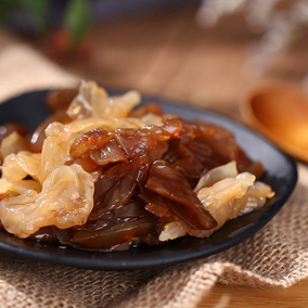 即食海蜇头220g*8袋包邮 野生海蛰老醋海蜇头山东海鲜非海蜇皮丝