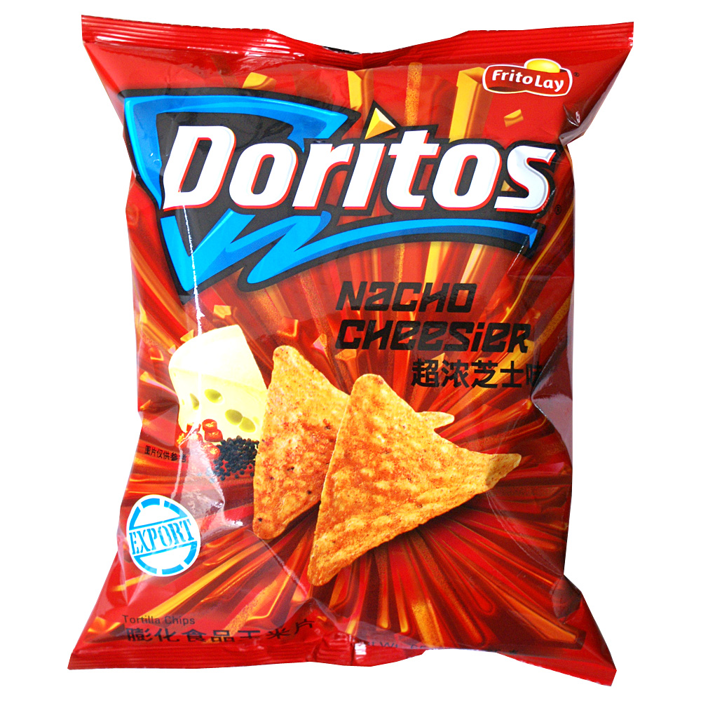 少女80斤推荐 台湾休闲零食多力多滋 芝士味烧烤味玉米片65g薯片