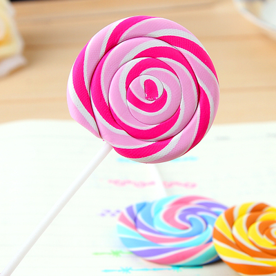 8053 韩国创意文具可爱棒棒糖橡皮 卡通创意橡皮擦大礼包套装礼盒