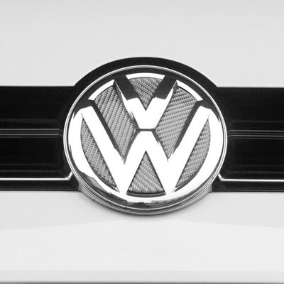 大众高尔夫7改装车标贴德国旗中网尾标贴纸vw凹槽贴前后网标贴