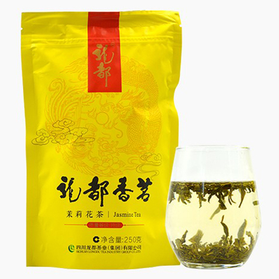 包邮 龙都香茗特级250克 四川名茶自贡荣县特产特种茉莉花茶叶
