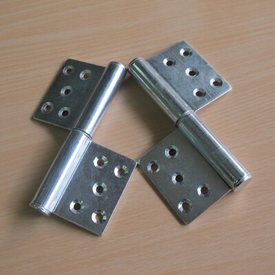 5寸铁防火合页 加厚铁旗铰 脱卸旗形合页 防火门合页 铰链2只价