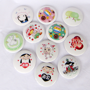 杯盖 陶瓷杯盖变色马克杯杯盖 情侣盖子 可爱卡通动漫盖子