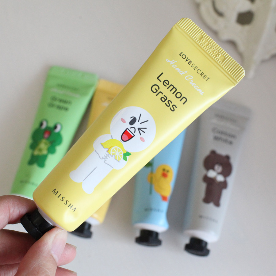 韩国谜尚missha x line friends 限量卡通造型护手霜