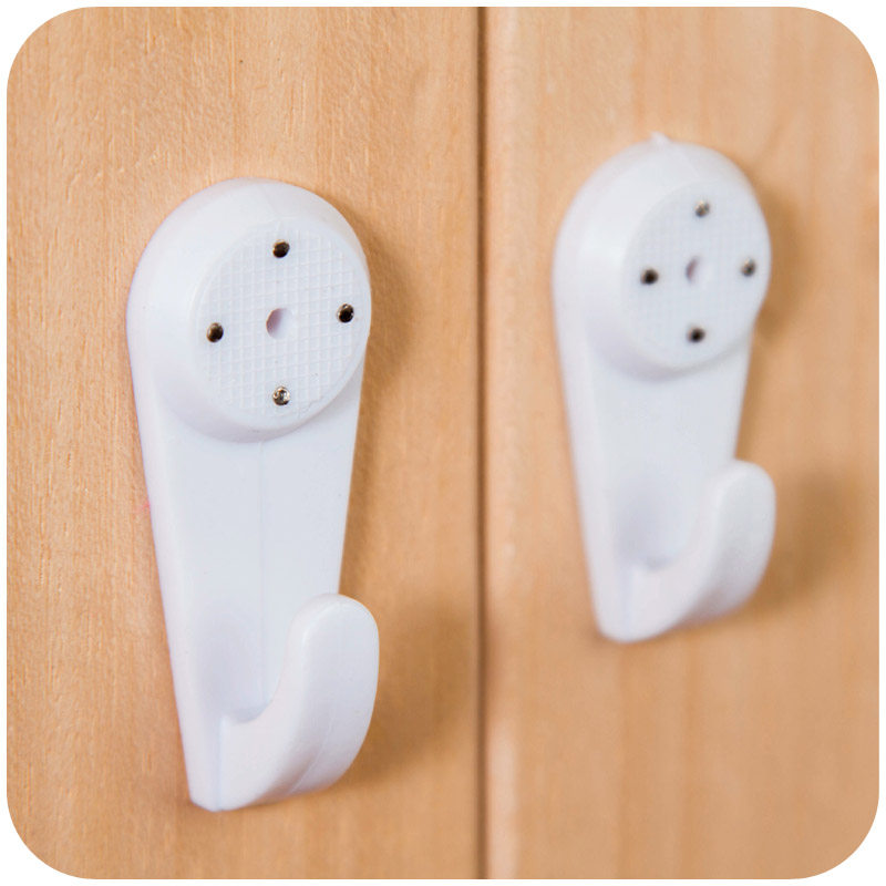 居家家 门后隐形无痕照片相框钉子挂钩 墙壁挂画小钩子婚纱照钉钩