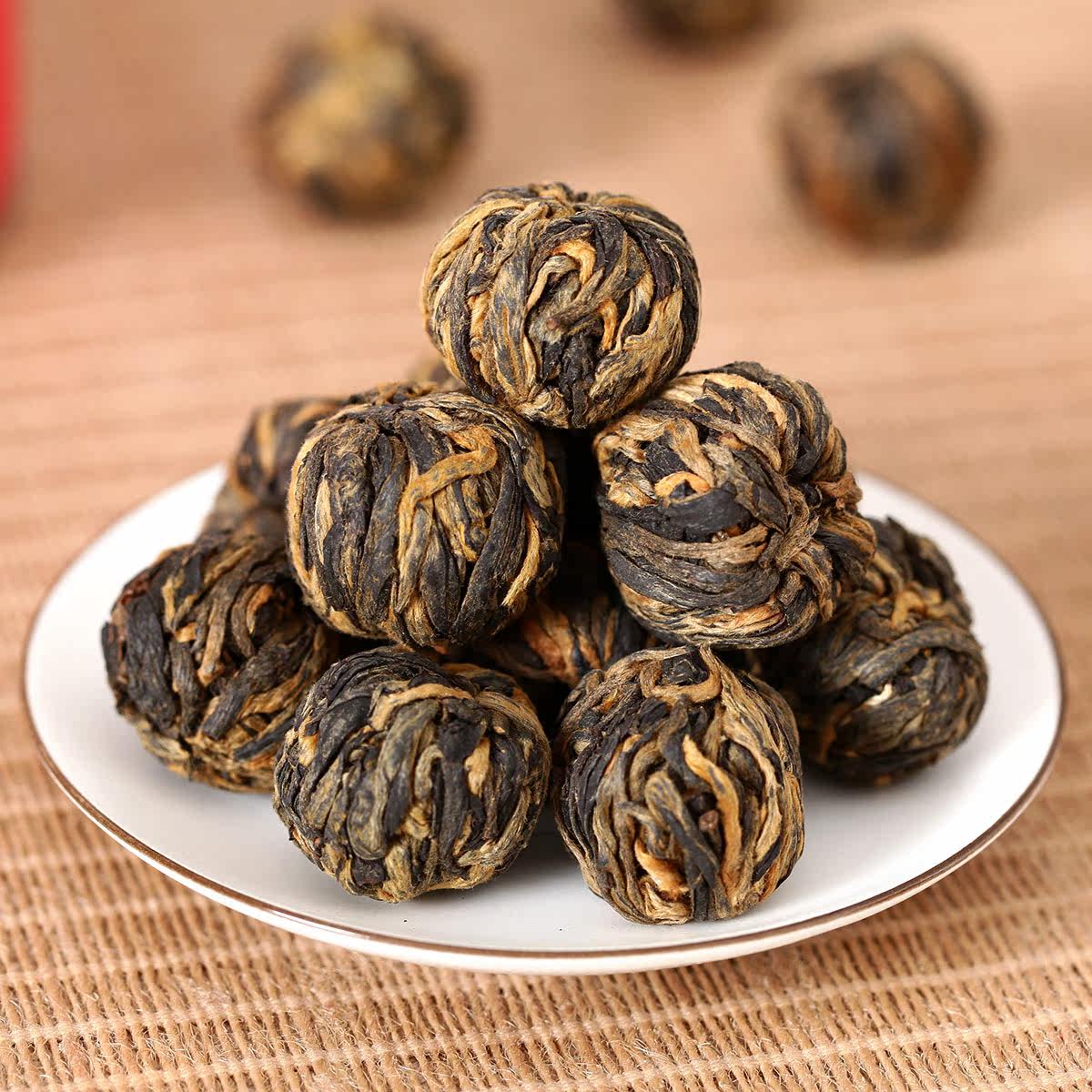 [yima]云南手工红茶春茶 龙珠红茶 凤庆滇红茶 250克装 蜜香龙珠