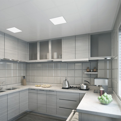 福格斯铝天花集成吊顶扣板现代简约厨房卫生间300*300加厚抗油污