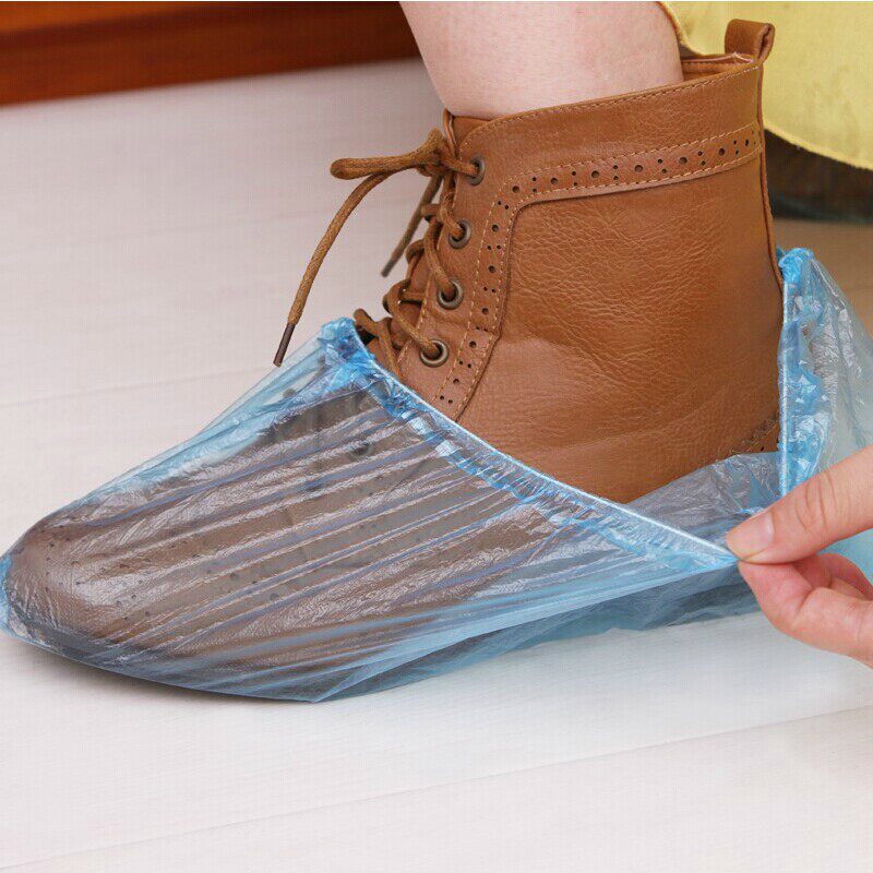 家用一次性鞋套塑料防滑加厚脚套男女下雨天防水鞋套儿童雨靴套子