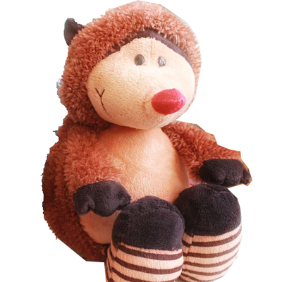 nici刺猬毛绒玩具公仔儿童玩偶可爱卡通布娃娃生日车内礼物礼品