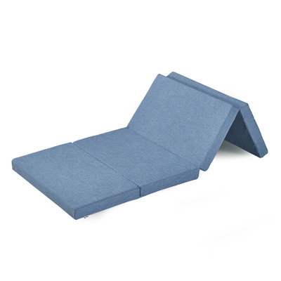 海绵折叠床垫办公室午睡垫单双人午休垫便携地铺睡垫榻榻米垫定制