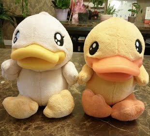 香港bduck小黄鸭创意礼品3d立体鸭嘴布偶公仔玩偶送朋友礼物