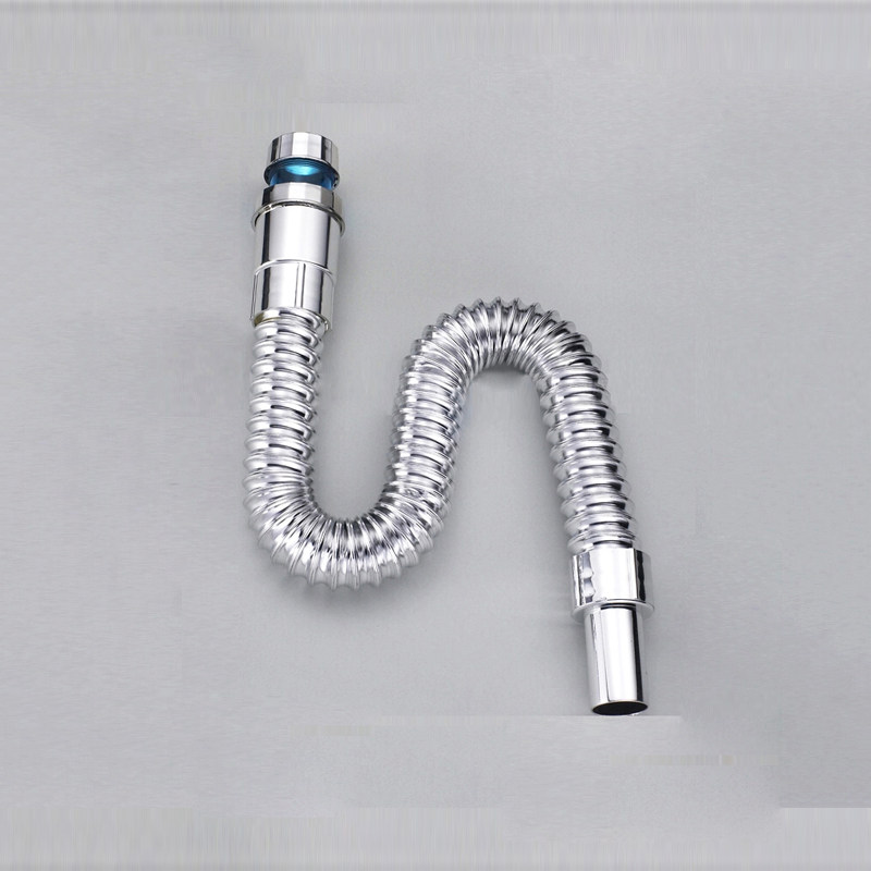 洗脸盆下水器洗面盆下水管套装洗手盆排水软管s弯伸缩防臭下水管