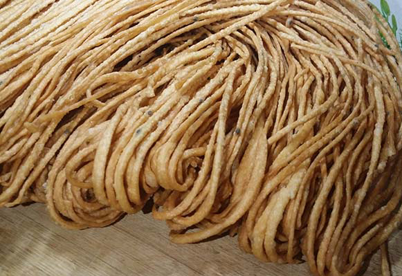 馓子 散子 纯手工 芝麻油炸 徐州特产 油炸小吃 香脆 250g 满包邮