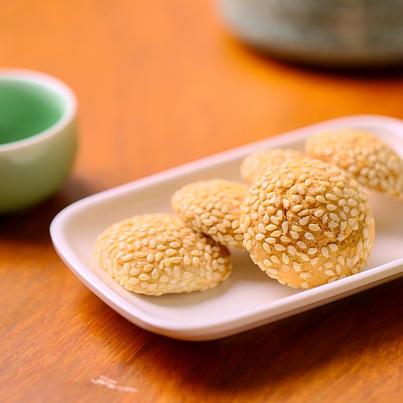 2件包邮传统糕点小麻饼香脆疏松香脆芝麻饼传统小吃美味茶点零食