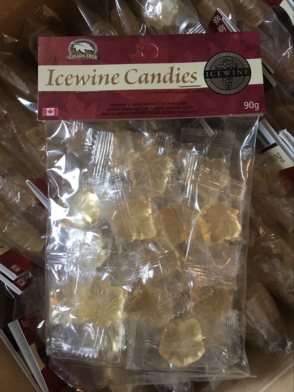 加拿大特产canada true冰酒糖正宗独特原生态零食枫叶味90g现货