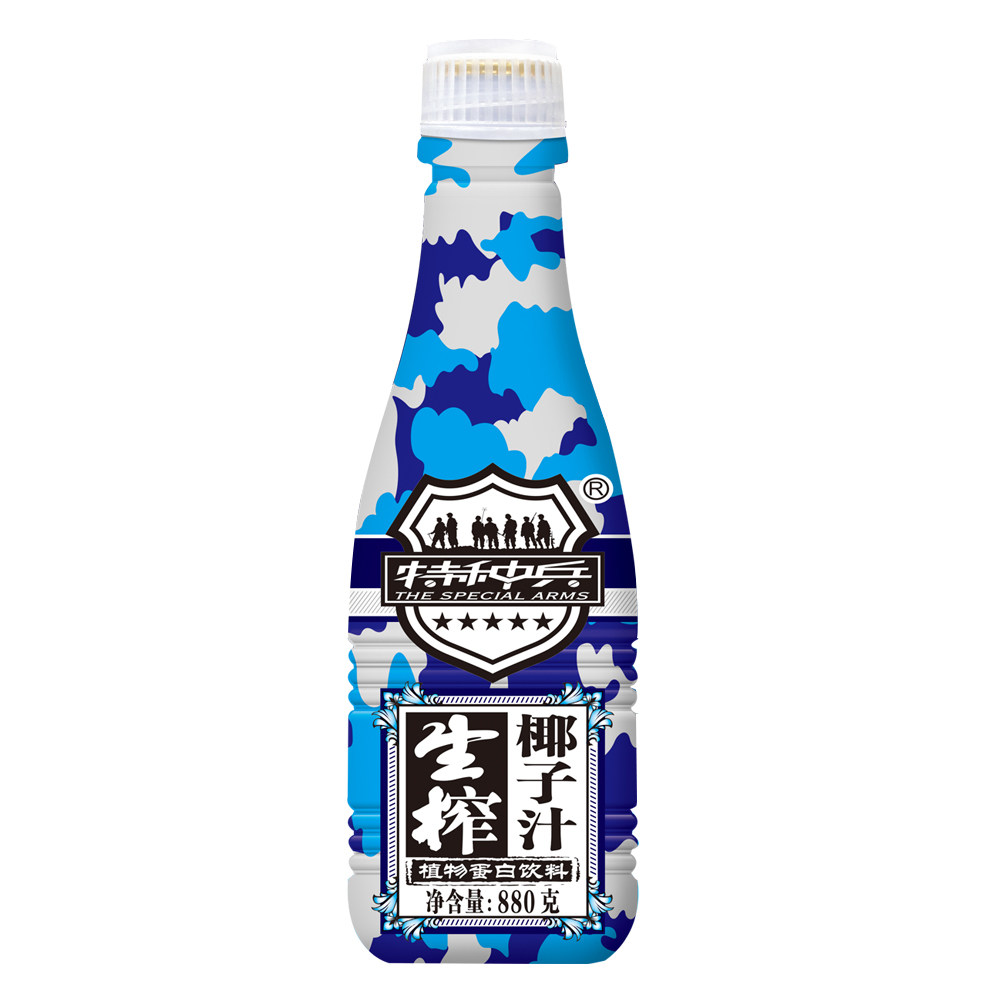 【天猫超市】特种兵 生榨椰汁植物蛋白饮料 880ml/单瓶 婚庆