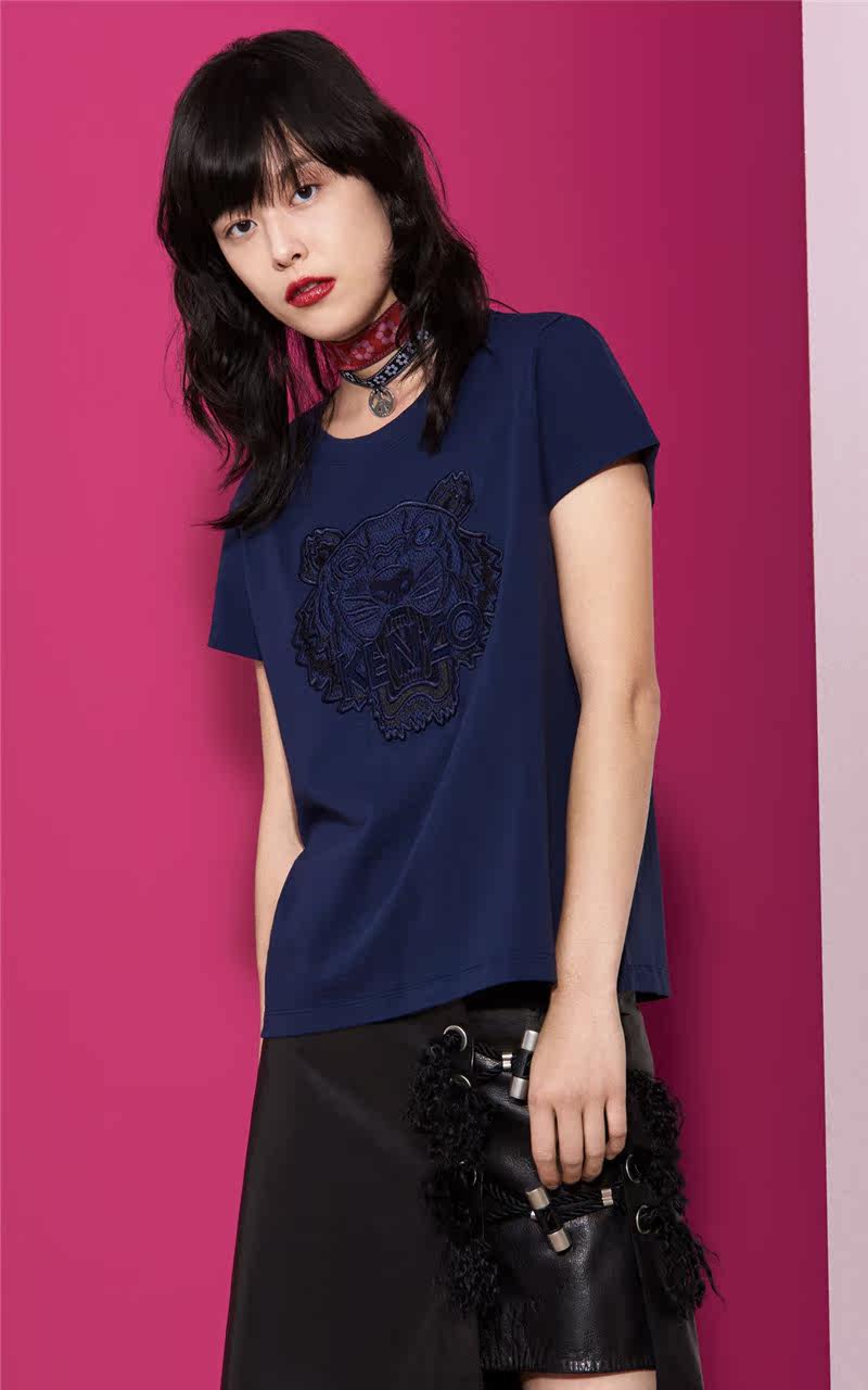 正品代购 kenzo 高田贤三2017新款女士时尚t恤f662ts8474yt.78.