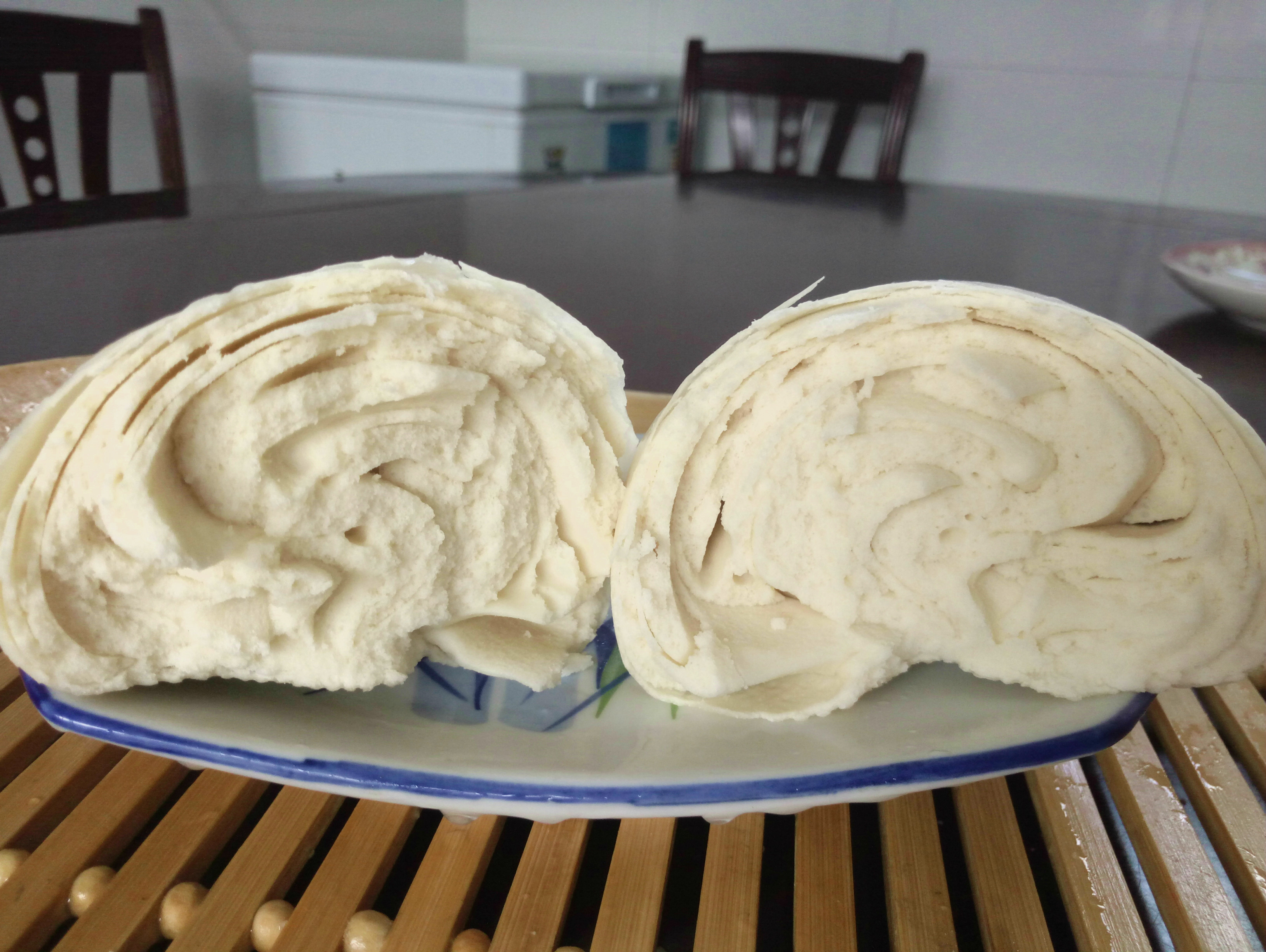 山东青岛崂山特产王哥庄铁锅大馒头纯手工无添加原味1斤*5个包邮