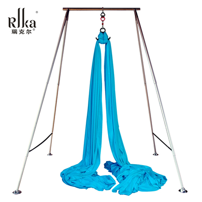 瑞克尔空中瑜伽户外商演支架 吊环 吊床 绸缎支架空中瑜伽吊床