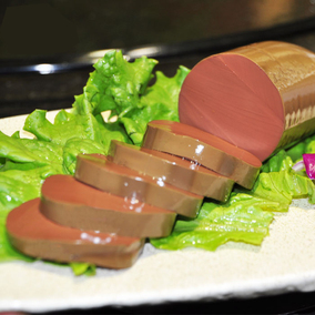 曹府记火锅鸭血粉丝汤新鲜圆形毛血旺麻辣烫配菜火锅食材