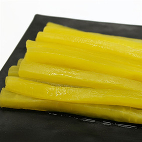 韩国泡菜寿司料理萝卜紫菜包饭萝卜条料理大根条切条咸菜1斤包邮
