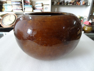 古董收藏 朝鲜百年老尿罐陶瓷罐陶器民俗品 包邮