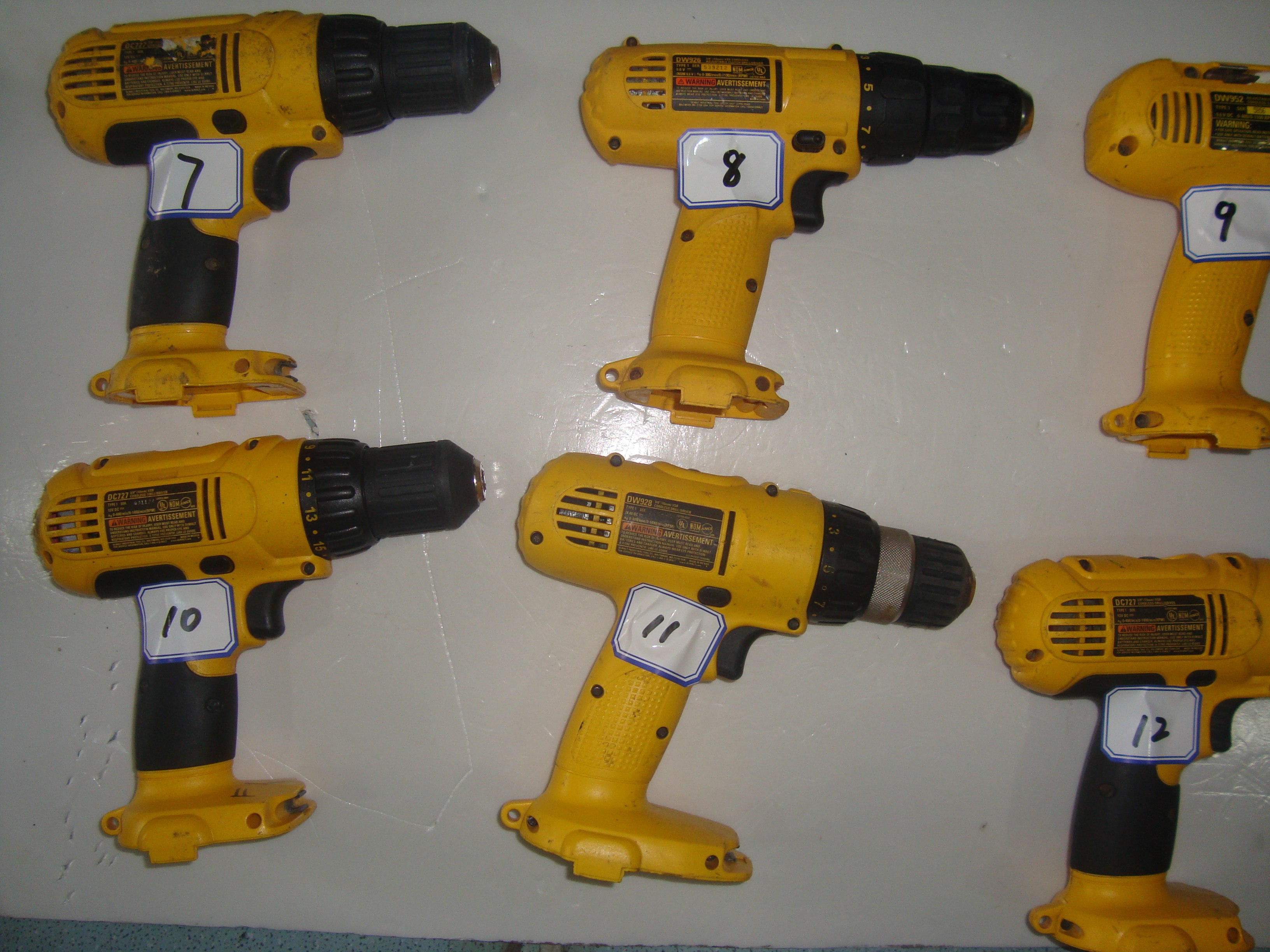 二手得伟系列高低速带多档扭力调节充电钻手电钻功能完好低价促销