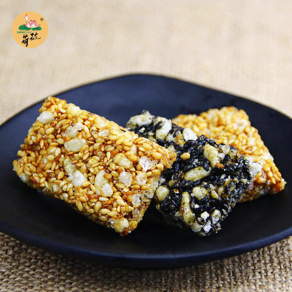 荷花珍珠芝麻片260g 重庆江津特产特色小吃休闲零食米花糖麻片_双氙