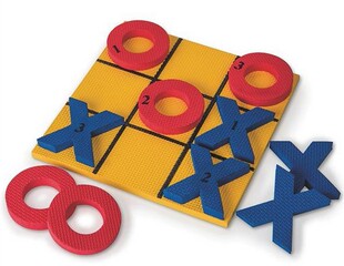 卡乐咪 巨型井字棋ox益智盘 幼儿园教学设备儿童玩具感统训练器材