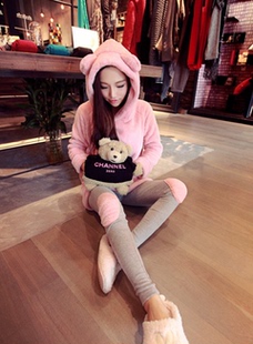 【特价】矮个子娇小少女睡衣套装秋冬装韩版瘦小女生