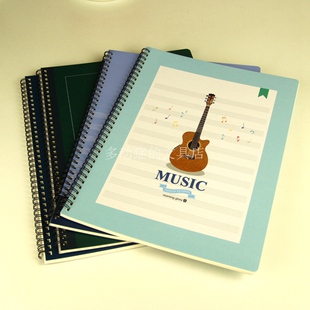 韩国进口 glory morning 你的风格 音乐本 五线谱本