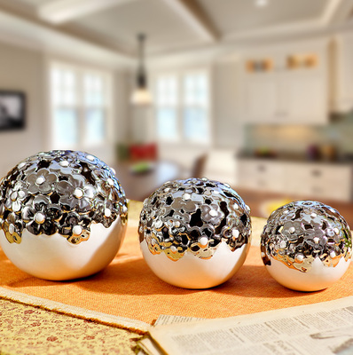 欧式陶瓷工艺品客厅摆件红福字 现代时尚装饰品结婚礼物家居摆设