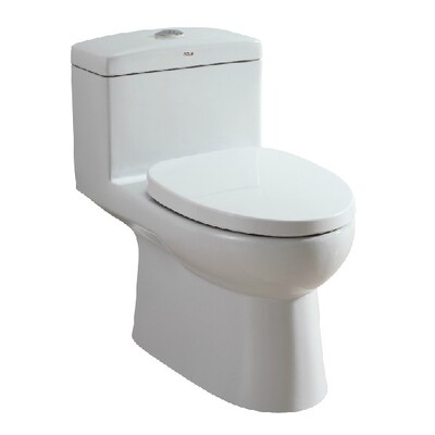 gold金牌卫浴正品喷射式虹吸式连体坐便器马桶座便器坐厕rf2106a