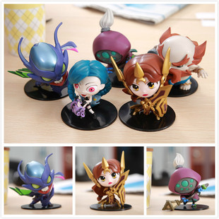 暴走萝莉酒桶大师卡兹克手办 5款q版英雄联盟lol太阳女神武器大师