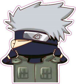 火影忍者卡卡西防水贴纸厨房卧室冰箱旅行箱行李箱电脑贴纸1494