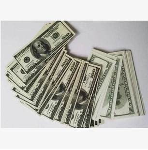 摄影道具 拍照道具写真道具仿真美金纸美人计道具美元100张10元