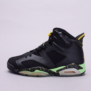 air jordan 6 乔6篮球鞋 世界杯 aj6巴西毒液绿男鞋 688446020
