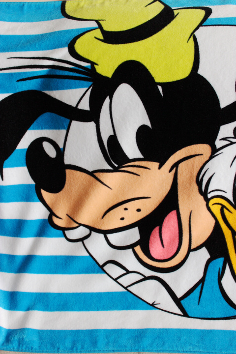 孚日塞维斯goofy高飞唐老鸭迪士尼纯棉卡通儿童大毛巾浴巾沙滩巾